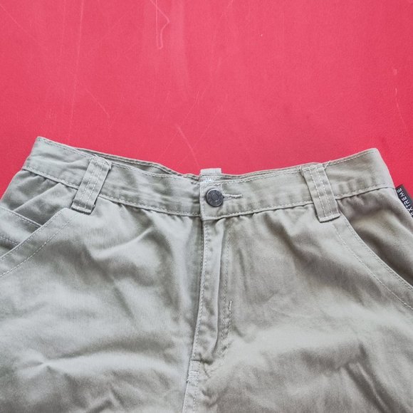 Extreme Zone cargo short pants beige boys size 16 - Picture 2 of 8